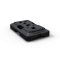Multifoot plate | Weight: 20 kg | recycled plastic, black | with additional 60 x 60 mm insert pocket